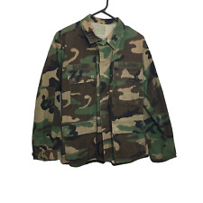 U.S. Army Jacket Adult Small Military Uniform Camo Short Men Berger picture