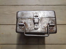 Original Axis Hungarian WWII Solothurn S 18-100 Ammo Box Case Marked Honved WW2 picture