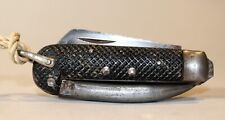 British Navy (Broad Arrow) WWII 3 Blade Clasp Knife-Richards Shef. 1943- Lanyard picture