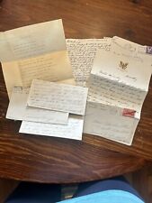 Three WWII Wartime Love Letters & Poem picture