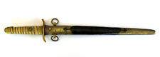 WWII Japanese Orig Navy Naval Officer Dress Parade Dagger Dirk w/Metal Scabbard picture
