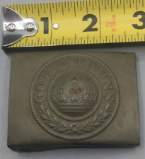 WWI German Army enlisted later war type Gott Mit Uns belt buckle. picture
