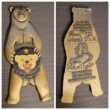 US Army Alaska Arctic Warrior Brass Bear Memento Fort Wainwright/Fort Richardson picture
