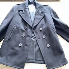 AUTHENTIC NAVY PEA COAT MILITARY DSCP QUARTERDECK COLLECTION WOMENS Size 12R picture