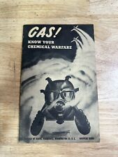 Vintage Gas Know Your Chemical Warfare NAVPERS 15039 June 1944 Booklet WWII Era picture