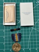 WW1 28th Division Pennsylvania National Guard Service Medal And Ribbon Boxed picture