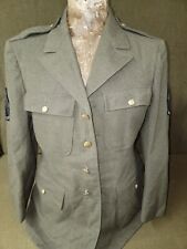 WWII US Army NCO Coat with Rank Dated 1942 picture