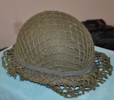 Vietnam War Era US Army Steel Helmet With U-SCH-73/1 With Netting **L@@K NICE** picture