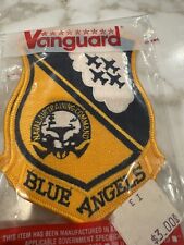 2 Vintage Vanguard US Navy Naval Air Command Blue Angels Patch PA-17-New In Bag picture