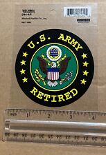United States Army Retired Car Decal D44-AR New 4 Inches picture