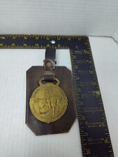 Rare CIVIL WAR CSA CONFEDERATE STATES Cavalry Corps Metal on Leather Tag J PURDY picture