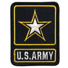 US Army Star Logo  EMBROIDERED IRON ON MILITARY PATCH  picture