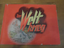 Rare German card album on WW I - Der Weltkrieg - card album complete picture