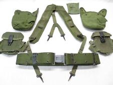 USGI MILITARY ARMY USMC ALICE SYSTEM LBE LCE LOAD CARRY WEB GEAR BELT SUSPENDERS picture
