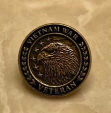 Vietnam War Veteran 50th Anniversary Eagle Commemorative Hat/Lapel Pin picture