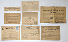 Vintage 1940s WWII WW2 War Ration Books 2 3 4 Stamps Racine Wisconsin Lot A24 picture