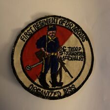 RARE Vietnam War Theatre C Troop 1/1 Cavalry FIRST REGIMENT OF DRAGOONS Patch picture