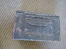 Vintage WWII 50 Cal. M2  Ammo Box Can Flaming Bomb Modern picture