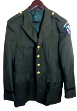 DSCP US Military Army Green Coat Men's Sz 38S Polyester Blazer Jacket Uniform picture