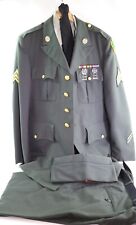 1980s Full US Army Formal Uniform with Medals and Badges picture