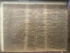 Robert E. Lee Letters To Confederate Army & Jefferson Davis  (Replicas) Framed picture