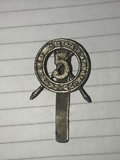 Kb145- Original 5th Royal Irish Lancers Cap Badge (Flags Broke Off) picture