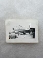 WW2 US Army Air Corps Nose Art “Up N’ Comin” Painted Plane Photo (V136 picture