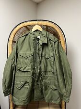 VINTAGE NOS DEADSTOCK Military Filed Coat Jacket M-1951 OG 107 Medium picture
