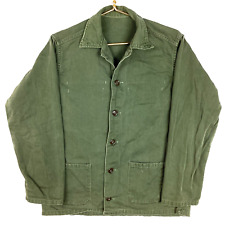 Vintage Us Army Og-107 Button Up Shirt Size Small Green Vietnam Era 60s 70s picture