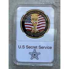United States Secret Service Counter Sniper Team Challenge Coin With Case  picture
