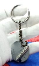 Vintage 1940s United States Navy USN Dogtag Keychain Robert L Owens picture