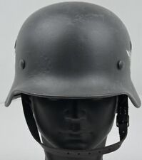 Original German Helmet M35 Luftwaffe Double Decal Repainted WW2 picture