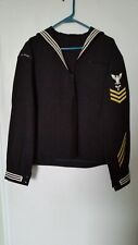 US Navy  Military   Sailors 100% Wool Jacket  Size 44R picture