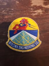 ORIGINAL 819 Civil Engineering SO. Patch Old Used picture