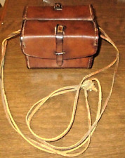 WWll Leather BAR Rifle Ammo Double sided Pouch Case / Cord Stamped EK 43 (1943) picture