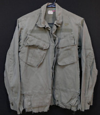 Vietnam War US Army Jungle Jacket X-Small Reg. Ripstop Cut-Off at Bottom, 101AB picture