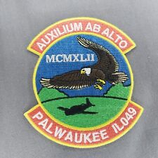 AUXILIUM AB ALTO MCMXLII PALWAUKEE IL049 Illinois USAF US Military Color Patch picture
