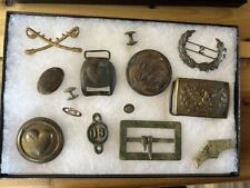 14 Pcs Civil War Buckles &  Pins Dug Virginia Nice Collection Don’t Miss Out picture