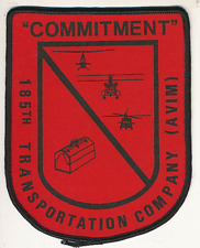 185th Transportation Company AVIM US Army Aviation patch rare 1970s make picture