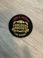 I Won a Jackpot Golden Nugget Las Vegas VINTAGE RARE Patch picture