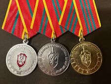 Russia 3 Medals Set For Irreproachable Service In The Federal Security Service picture