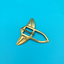 Vintage Brass Slote & Klein Buckle 1940's Aviator Wing Buckle WWII picture
