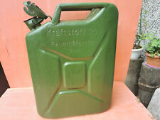 OLD VINTAGE GDR WEHRMACHT MILITARY JERRY CAN GAS FUEL CONTEINER WWII WW2 1944s picture