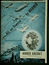 1943 BLIMP HELICOPTER GYROCOPTER WARNER AIRCRAFT WWII vintage Trade print ad picture