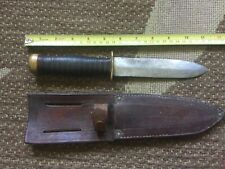 WW 2 Theater Made combat fighting double edged dagger knife with sheath  picture