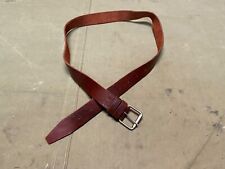 WWII SOVIET RUSSIA M1935 COMBAT FIELD LEATHER BELT- SIZE 3, FITS 30-38 WAIST picture