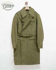 Rare Belgian Army Military Trench Coat Jacket 1950s Vintage 1950s Size L / XL picture