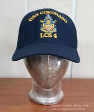 USS Coronado LCS 4 U.S. Navy VTG Hat Cap Crown Of The Fleet Decommissioned 2022 picture