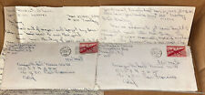 2 1945 Love Letters from Wife, Post WWII, US Navy Ensign Pearl Harbor Horoscope picture