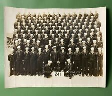 1946 US NAVY Military Sailors Photograph San Diego #241 Signatures USN Vintage  picture